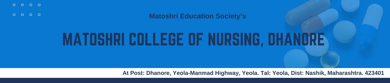 Matoshri College of Nursing Logo